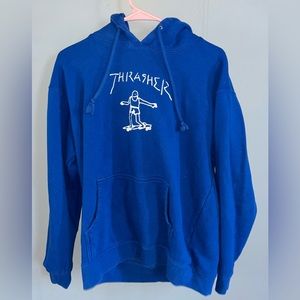 Thrasher Gonz Royal Blue Hoodie men size medium